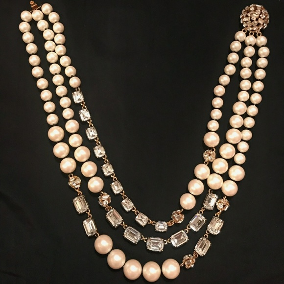 Kate Spade 🎀 Party Pearl Necklace RARE - Picture 3 of 6